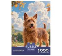 Norwich Terrier 1000 Pièces Pet Jigsaw Puzzle Puzzle De Qualité Supérieure pour Adultes Jeu Éducatif Défi Jouet Puzzle pour Adulte Multi-Colour 38x26cm/1000pcs