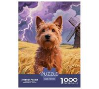 Norwich Terrier 1000 Pièces Pet Jigsaw Puzzle Puzzle De Qualité Supérieure pour Adultes Multi-Colour 70x50cm/1000pcs