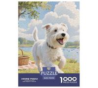 Norwich Terrier 1000 Pièces Pet Puzzle Classique pour Adultes Jeu Éducatif Défi Jouet Puzzle pour Adulte Multi-Colour 70x50cm/1000pcs