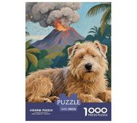 Norwich Terrier 1000 Pièces Pet Puzzle Détente & Relaxation Le Cadeau Parfait pour La Famille Et Les Amis Multi-Colour 38x26cm/1000pcs
