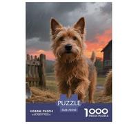 Norwich Terrier 1000 Pièces Pet Puzzles Classique pour Adultes Et Enfants À Partir Multi-Colour 70x50cm/1000pcs