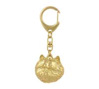 Norwich Terrier, Terrier de Norwich - Porte-clés doré avec chien, décoration de