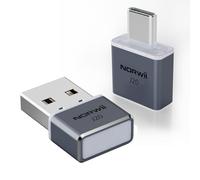 Norwii J20 USB Mouse Jiggler, Déplaceur de Souris avec Interrupteur Tactile | Sans Pilote, Interrupteur Tactile, Wiggler Automatique, Empêche le Mode Veille, Compatible PC Mac Windows