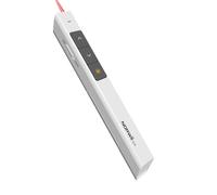 NORWII N26 Pointeur de présentation avec Plage de Commande 300 Pieds, présentateur sans Fil 2.4 GHz Présentateur PPT PowerPoint Clicker Présentation Clicker Slide Remote (Blanc)