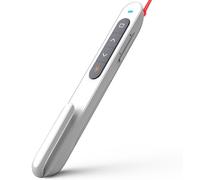 Norwii Télécommande de Présentation pour PowerPoint, Présentateur sans Fil avec Pointeur, Portée 100m pour Enseignants et Conférenciers, Compatible macOS (Rouge - AAA - USB-A) (W)