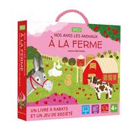 Nos amis les animaux - À la ferme - - Jessica Martinello - Sassi - Jeux livres objets