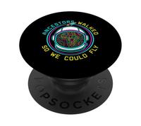 Nos ancêtres Ont marché pour Que Nous puissions Voler | Afrofuturisme | Science Spatiale PopSockets PopGrip Adhésif