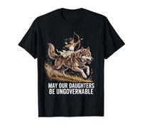Nos Filles soient Un père féministe Latino-américain ingouvernable Mama Wolf T-Shirt