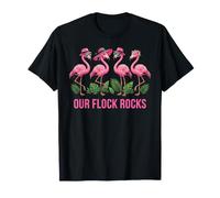 Nos Flamants Roses Assortis pour Les Vacances en Famille T-Shirt