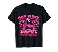 Nos Flamants Roses Assortis pour Les Vacances en Famille T-Shirt