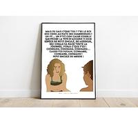 Nos jours heureux - Affiche minimaliste - Poster - Impression (20*27cm)