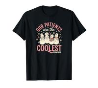 Nos Patients sont l'infirmière la Plus Cool et Mignonne de Bonhomme de Neige T-Shirt Graphique avec Valeur