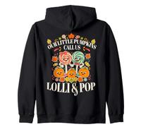 Nos Petites citrouilles Nous appellent Lolli et Pop Fall Grands-Parents Sweat à Capuche