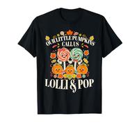 Nos Petites citrouilles Nous appellent Lolli et Pop Fall Grands-Parents T-Shirt
