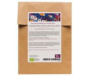 Nos plantes préférées : Fleurs sauvages pour les fans de fleurs (bio) - Set de graines avec 6 merveilleuses variétés pour une floraison sauvage - rend heureux !