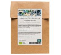 Nos plantes préférées : herbes de cuisine & épices pour les amateurs d'arômes (bio) - set de graines avec 6 variétés exotiques du monde merveilleux des herbes - rend accro !