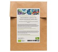 Nos plantes préférées : Légumes méditerranéens pour l'autosuffisance* (bio) - Set de graines avec 6 superbes variétés pour un jardin coloré pour l'autosuffisance - productif & délicieux !