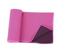 Nos serviettes en polyester douces et confortables sont un must have pour tous ceux qui aiment rester actifs en plein air (rose)