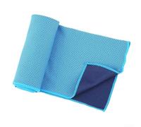 Nos serviettes en polyester douces et confortables sont un must have pour tous ceux qui aiment rester actifs en plein air (bleu)