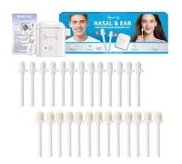 Nose and Ear Wax Kit, 26 Bâtons de Cire Préemballés avec 2 Tailles Prêtes à L'emploi avec Mini Chauffe Epilation du Nez et des Oreilles pour Hommes et Femmes, Epilation Sûre, Rapide et Sans Douleur