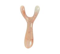 Nose Guashas Massager, Facial Sculpting Tool, Portable Nose Lifter Clip, Natural Stone Scraper, Multi-Use Face Contouring Tool, Compact Design, Resin Material, 4.13x1.77x1.57in