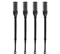 Nose Hair Shaver, Manual 4pcs Double-Ended Trimmer, Stainless Steel Cutter Head, Nose Hair Removal Tool, Compact Design, Portable, Safe and Efficient, Ideal for Home, Dorm, Travel, Business Trip