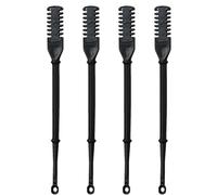 Nose Hair Shaver, manuel 4pcs Double-Ended Trimmer, Stainless Steel Cutter Head, Nose Hair Removal Tool, Compact Design, Portable, Safe and Efficient, Ideal for Home, Dorm, Travel, Business Trip