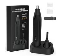 Nose Hair Trimmer for Men and Women,2-in-1 Professional Painless Eyebrow and Facial Hair Trimmers,Electric Facial Ear Eyebrow and Nose Hair Trimmer