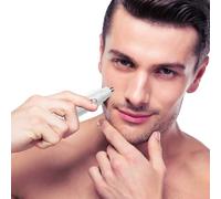 Nose Hair Trimmer, USB Ear Cleaner, Facial Grooming Tool, Waterproof Design, Portable Size, Sturdy Material, Rechargeable Battery, Perfect for Men, Women, Body Care, 5.5x1x1 inches