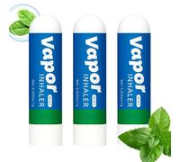 Nose Inhaler Stick - 3 Piece Natural Sinus Relief Breathing Aid Stick | Portable Aromatherapy Inhaler for Nasal Comfort, Breathing Support, Adults, Travel, Home or Outdoor Use