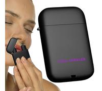 Nose Inhaler Stick, Aromatherapy Vaporizer, Double Nozzle Natural Oil Diffuser, Portable Sinus Relief Device, for Travel, Motion Sickness, Nausea, Memory Boost, Wellness Aid