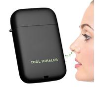 Nose Inhaler Stick, Aromatherapy Vaporizer, Double Nozzle Natural Oil Diffuser, Portable Sinus Relief Device, for Travel, Motion Sickness, Nausea, Memory Boost, Wellness Aid