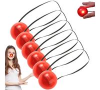Nose - Nez de clown rouge - Nez de clown rouge, accessoire de déguisement de cosplay alimenté par batterie, accessoire de costume de clown pour adulte de rouge, accessoire de costume
