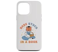Nose Stuck In A Book Lover Coque pour iPhone 13 Pro Max