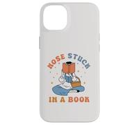 Nose Stuck In A Book Lover Coque pour iPhone 14 Plus