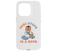Nose Stuck In A Book Lover Coque pour iPhone 15 Pro