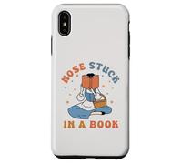 Nose Stuck In A Book Lover Coque pour iPhone XS Max