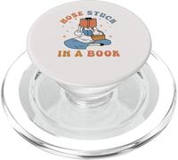 Nose Stuck In A Book Lover PopSockets PopGrip pour MagSafe