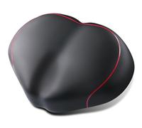 Noseless Siège de vélo pour homme et femme - Coussin de siège confortable compatible avec les vélos Peloton, Cruiser ou d'appartement, selle large de rechange avec double boule absorbant les chocs en