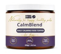 NOSEPRINT CalmBlend Complément Alimentaire Apaisant pour Chien 250 g | Poudre à Saupoudrer avec Fromage de l'Himalaya, L-Théanine, L-Tryptophane, Ashwagandha & Prébiotiques | Environ 50 Portions