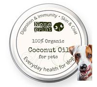 Noseprint Huile de noix de coco 100 % biologique pour chien, renforcement de l'immunité, soulagement des démangeaisons, soutien digestif et baume pour les pattes