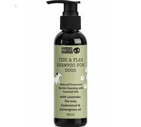 Noseprint Shampooing Naturel Anti-Tiques et Puces pour Chiens, aux Huiles Essentielles de Cèdre, Lavande, Citronnelle, Romarin, Tea Tree, 100 ML