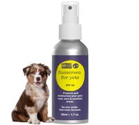 Noseprint SPF 50 Flacon de lotion solaire pour animaux de compagnie 50 ml | Crème hydratante solaire non toxique pour nez et pattes de chien