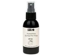 Noseprint Spray solaire pour animaux de compagnie SPF 50, 100 ml, imperméable, anti-fuite, protection UVA/UVB, hypoallergénique, pour chiens et chats