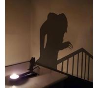 Nosferatu Bougeoir d'Halloween, photophore à thé d'Halloween, porte-bougie en métal, décoration d'intérieur gothique (D)