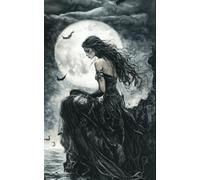Nosferatu Dracula Vampire Full moon Gothic Occult Dark Fantasy Notebook: Gothic Fantasy Art lined notebook