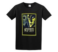 Nosferatu Retro Vintage German Horror Film Movie 1920S Vampire Mens T-Shirt Black Graphic Unisex Tee Shirt XXL