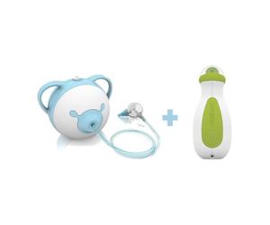 NOSIBOO Mouche bébé électrique bleu + Go mouche bébé portable