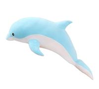 Nosqew Adorable jouet en peluche dauphin doux en coton PP de 30 cm - Pour cadeau d'anniversaire (bleu ciel)