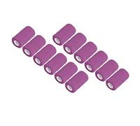 Nosqew Bandage Auto-adhésif en Latex Naturel, élastique à Fort Support, Matériau Non tissé pour Vaches, Chiens, Chevaux, Chats, 10cm, 12 Pièces (Violette)